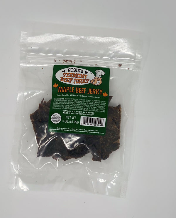 Rosie's Vermont Beef Jerky - Maple Flavor