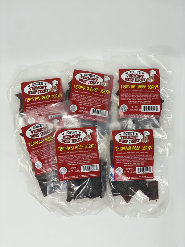 Rosie's Vermont Beef Jerky - Teriyaki Flavor